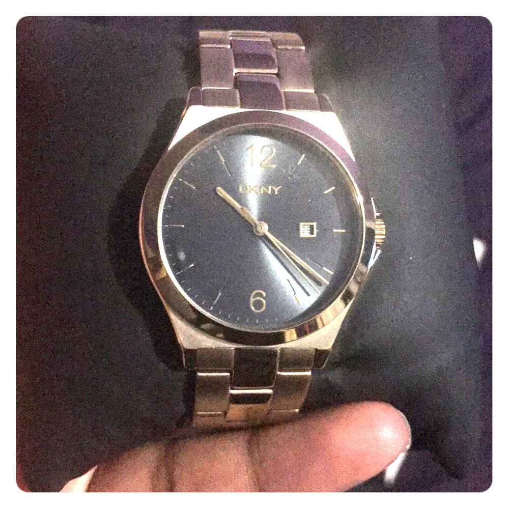 Gold plated DKNY watch